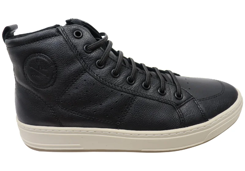 Men's Elegant Shoes Ferricelli Alex Mens Comfortable Leather Casual Boots Made In Brazil