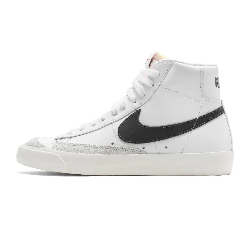 Men's High-Quality Boots Mid 77 Vintage Blazer (White + Black)