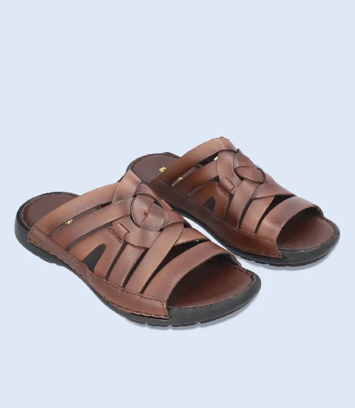 Last Chance To Grab High-Performance Shoes On Sale BM5488-BROWN-Men Casual Slipper