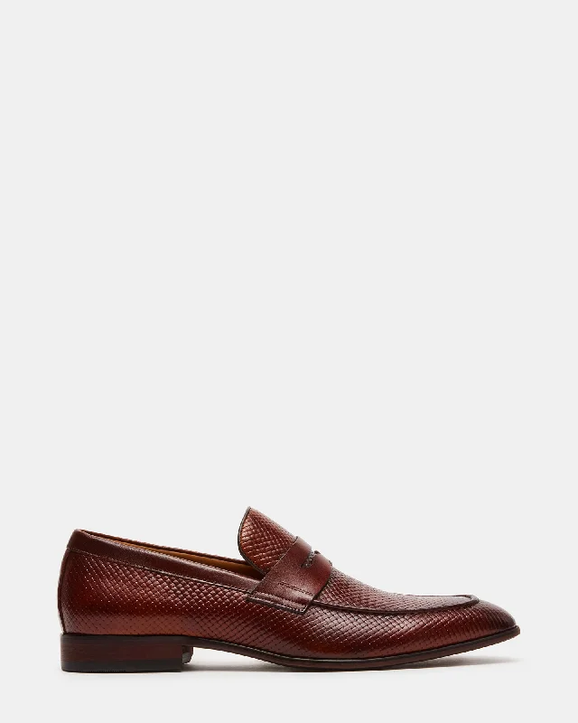 Men's Premium Shoes JAMONE TAN EMBOSSED