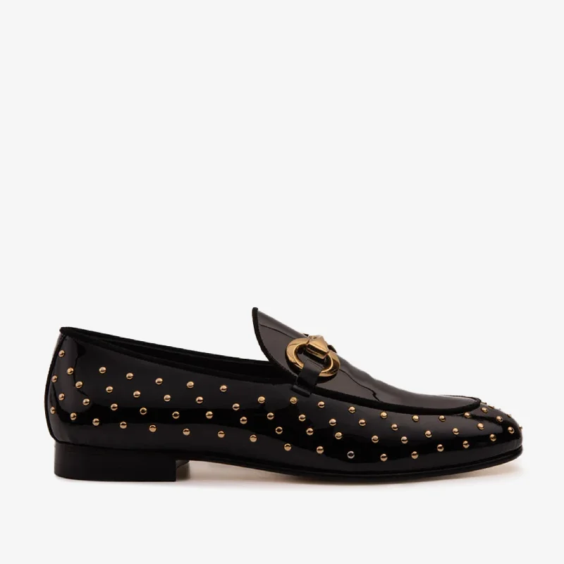 Men's Anti-Slip Shoes The Jupiter Shoe Black Spike Leather Bit Dress Loafer Limited Edition Men Shoe Men's Anti-Slip Shoes The Jupiter Shoe Black Spike Leather Bit Dress Loafer Limited Edition Men Shoe