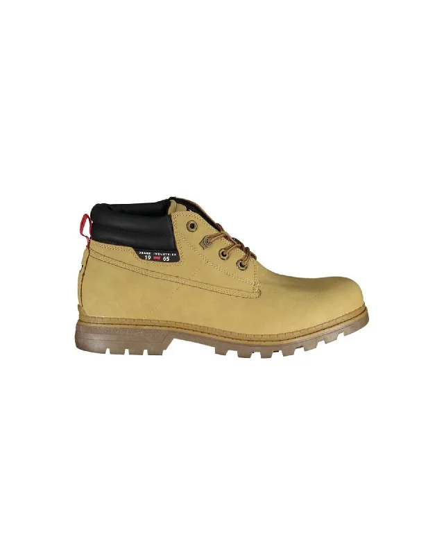 Men's Premium Shoes Carrera  Jeans Industries 65 Beige LaceUp Ankle Boots for Men