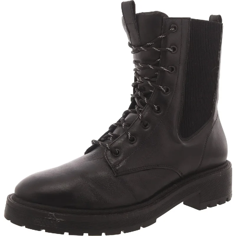 Men's Sporty Shoes FARYL by Farylrobin Mens Leather Zipper Combat & Lace-Up Boots
