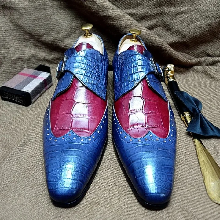 Men's Adaptive Fit Boots Men's Luxury Genuine Leather Crocodile Pattern Formal Wedding Dress Shoes Men's Adaptive Fit Boots Men's Luxury Genuine Leather Crocodile Pattern Formal Wedding Dress Shoes