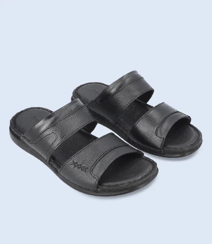 Hot Deals On Casual Shoes BM5601-BLACK-Men Slipper