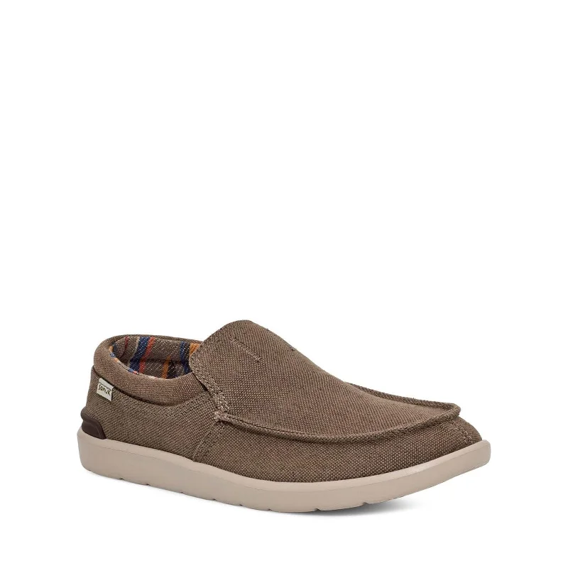 Men's Versatile Shoes Men's Shoes Sanuk SIDEWALK SURFER LITE 2 SL Casual Slip Ons 1152132 BROWN Men's Versatile Shoes Men's Shoes Sanuk SIDEWALK SURFER LITE 2 SL Casual Slip Ons 1152132 BROWN