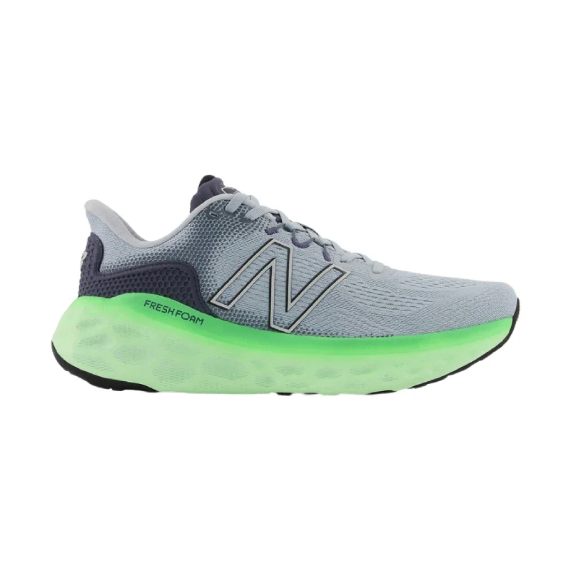 Men's Cushioned Shoes New Balance Men's Fresh Foam More v3 Shoes - Light Slate/Vibrant Spring Men's Cushioned Shoes New Balance Men's Fresh Foam More v3 Shoes - Light Slate/Vibrant Spring