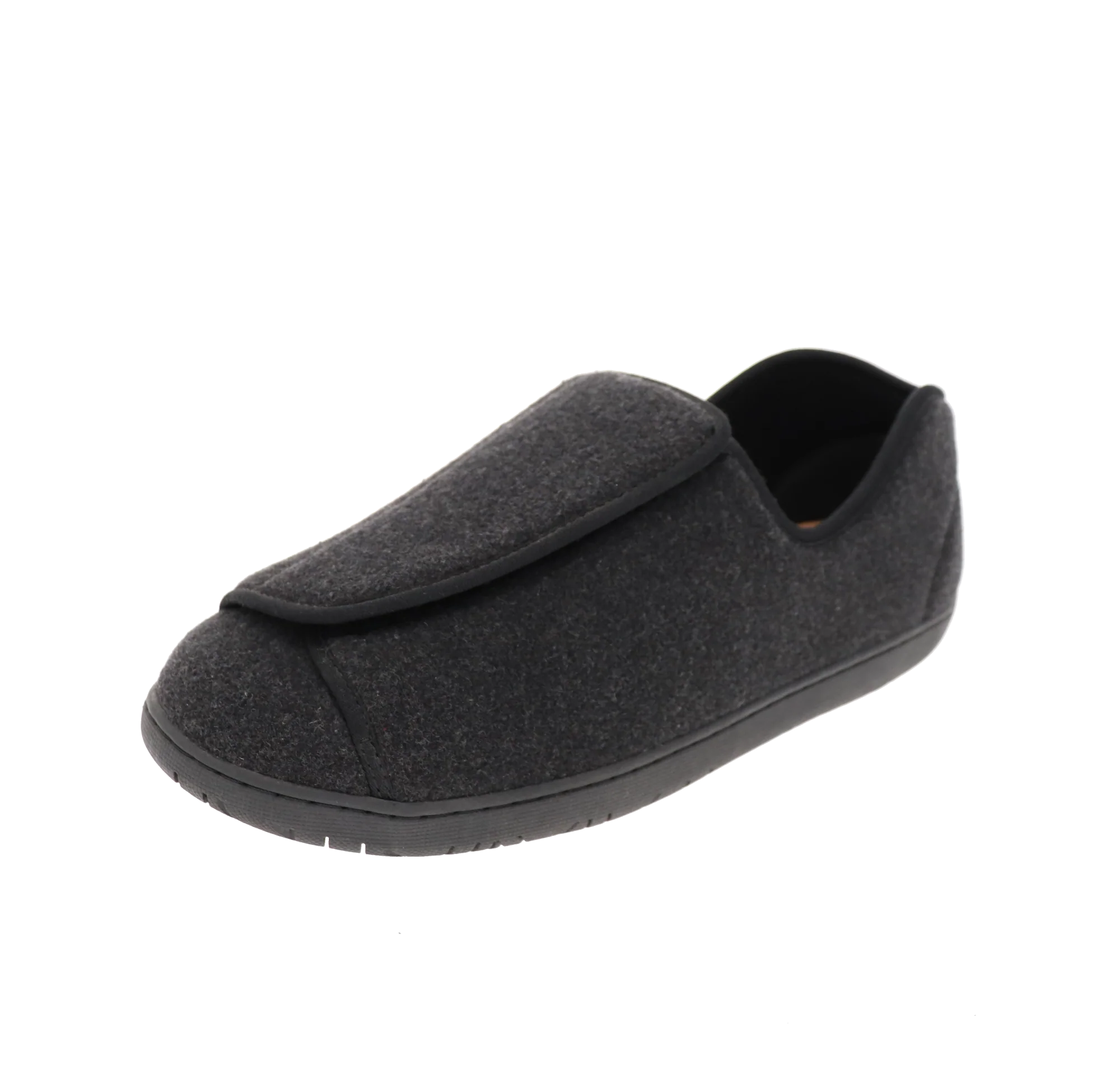 Men's Odor-Resistant Shoes Doctor 2 Black Wool Slipper