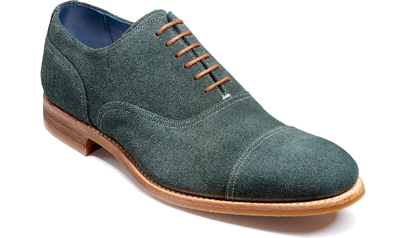 Men's Waterproof Shoes Pullman - Bottle Green Suede