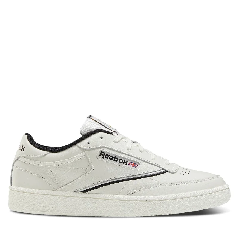 Men's Trendy Shoes Club C 85 (Chalk + Black + Silver Metallic)