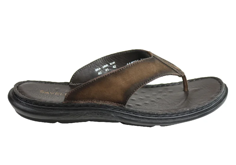 Men's All-Day Wear Shoes Savelli Wyatt Mens Comfortable Leather Thongs Sandals Made In Brazil Men's All-Day Wear Shoes Savelli Wyatt Mens Comfortable Leather Thongs Sandals Made In Brazil