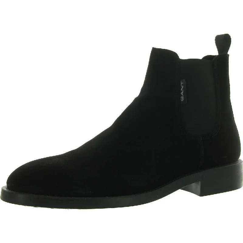 Men's Elegant Boots Gant Mens Brockwill Pull On Rounded Toe Chelsea Boots