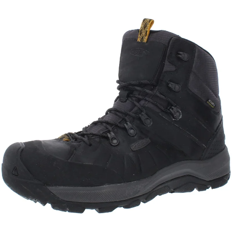 Men's Durable Shoes Keen Mens Revel IV Mid Polar Waterproof Hiking Winter Boots