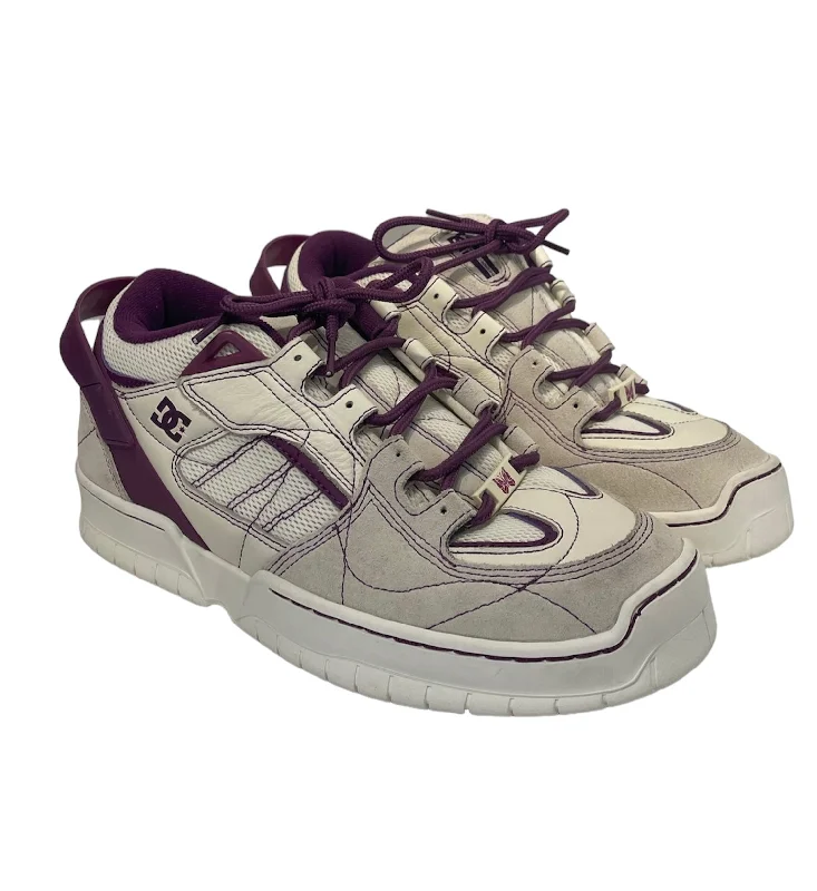 Men's Supportive Boots Needles/DC SHOES/Low-Sneakers/US 10.5/Leather/WHT/