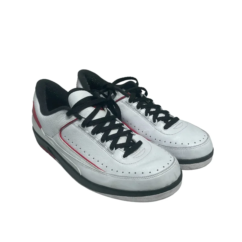 Men's Modern Boots Jordan/Low-Sneakers/US 13/Leather/WHT/aj1 low chicago