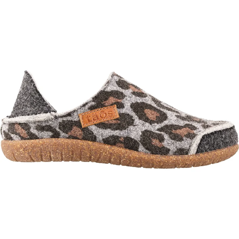 Limited Stock On High-Quality Shoes At Great Prices Women's Taos Convertawool Charcoal Leopard Wool Limited Stock On High-Quality Shoes At Great Prices Women's Taos Convertawool Charcoal Leopard Wool