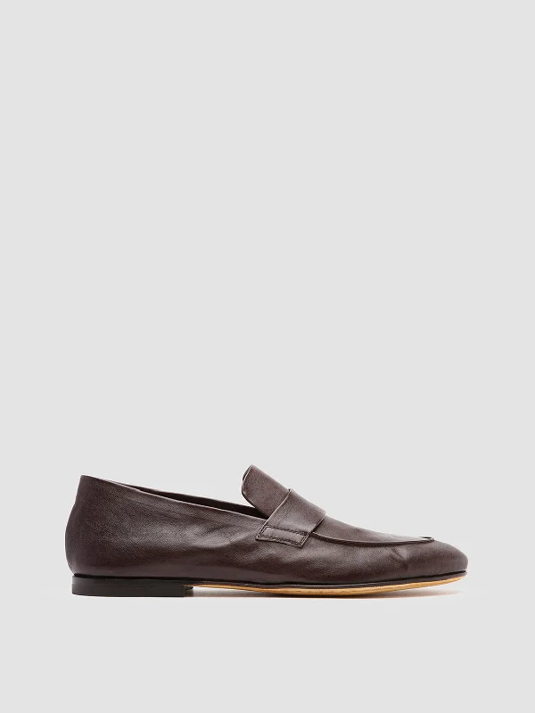 Last Chance To Grab High-Performance Shoes On Sale AIRTO 001 - Brown Leather Penny Loafers Last Chance To Grab High-Performance Shoes On Sale AIRTO 001 - Brown Leather Penny Loafers