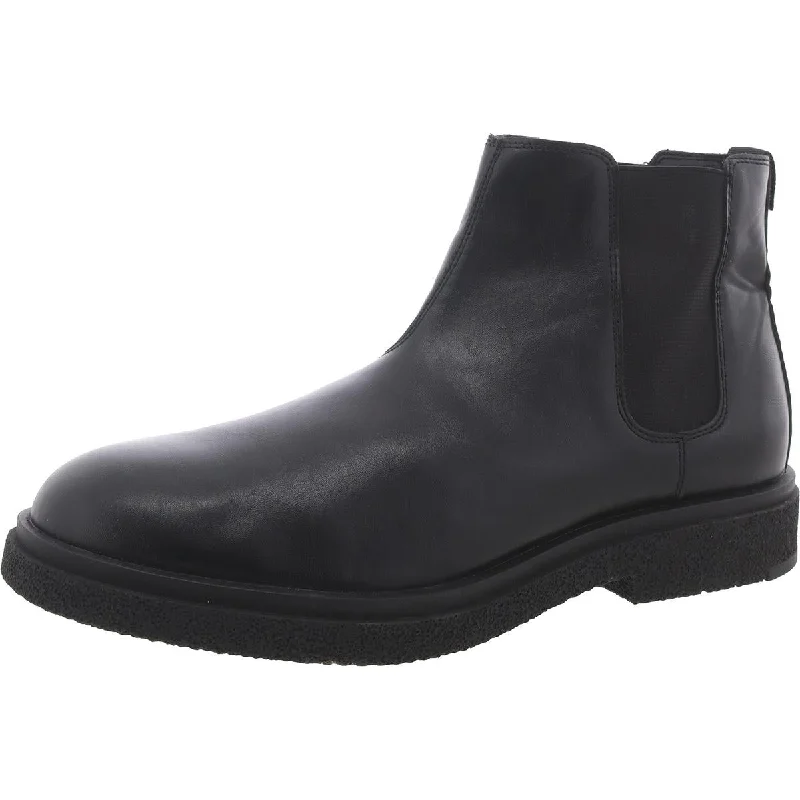 Men's Premium Shoes Abound Mens Faux Leather Pull On Chelsea Boots