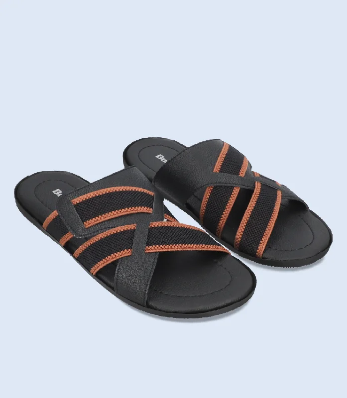 Men's Comfortable Shoes BM5541-Black-Men casual slipper