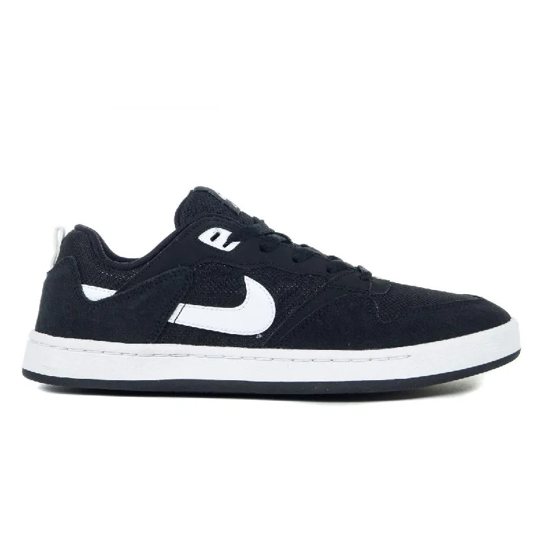 Men's Comfortable Shoes Alleyoop SB Sneaker (Black + White)