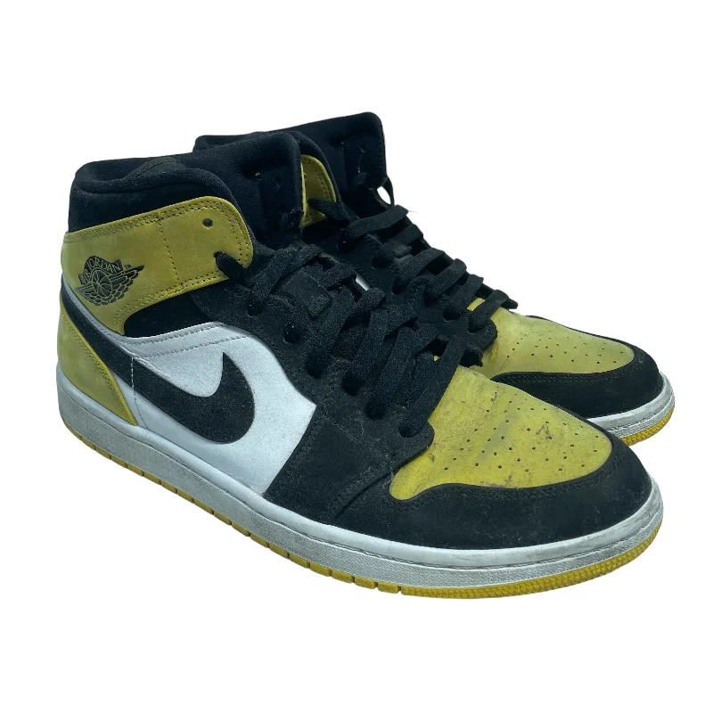 Men's Fashionable Boots NIKE/Hi-Sneakers/US 11.5/Cotton/YEL/air jordans