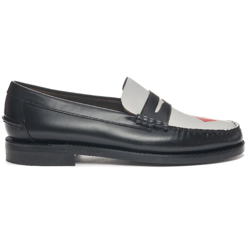 Men's Flexible Sole Boots Classic Dan Gambling - Black / White / Red