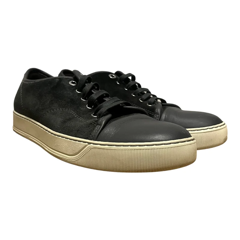 Men's Shock-Absorbing Boots LANVIN/Low-Sneakers/US 7/Leather/BLK/DBB1
