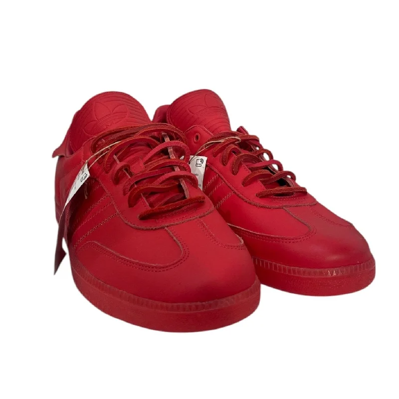 Men's Flexible Shoes adidas/Low-Sneakers/US 11/Leather/RED/human race samba
