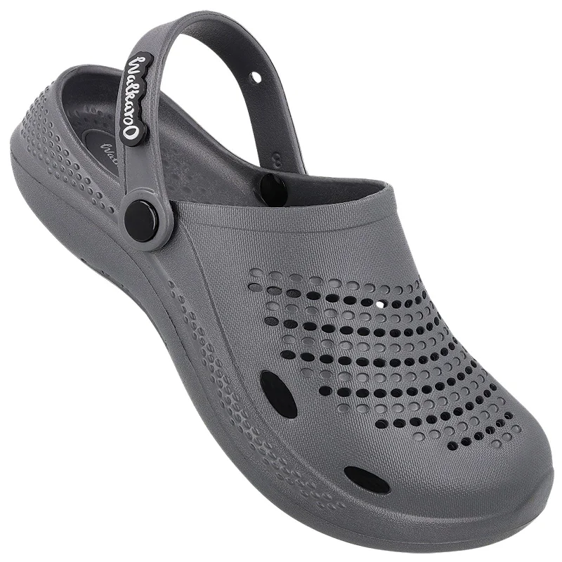 Lightweight Breathable Shoes For Men Men's Clogs  - WC8716 Dark Grey