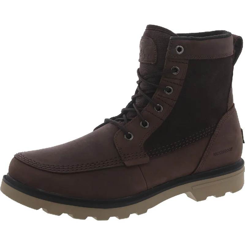 Men's Adaptive Fit Boots Sorel Mens Carson Storm WP Leather Waterproof Winter & Snow Boots Men's Adaptive Fit Boots Sorel Mens Carson Storm WP Leather Waterproof Winter & Snow Boots