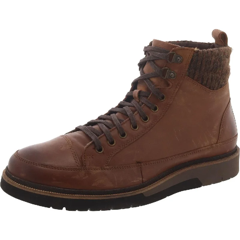 Men's Elegant Shoes Stacy Adams Mens Leather Lace-Up Combat & Lace-Up Boots