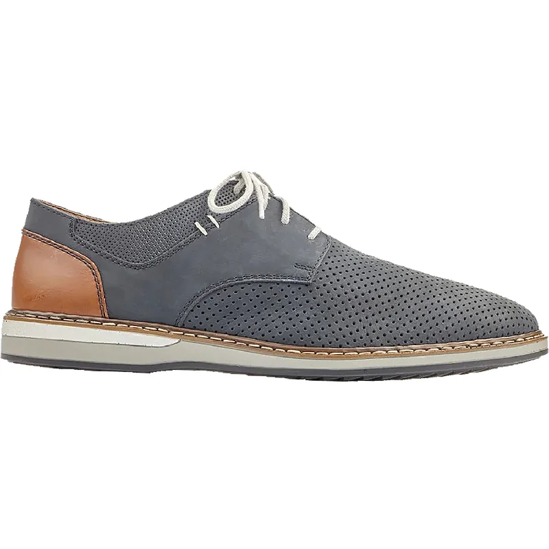Men's Versatile Shoes Men's Rieker 16815-14 Dean Ozean/Amaretto Nubuck
