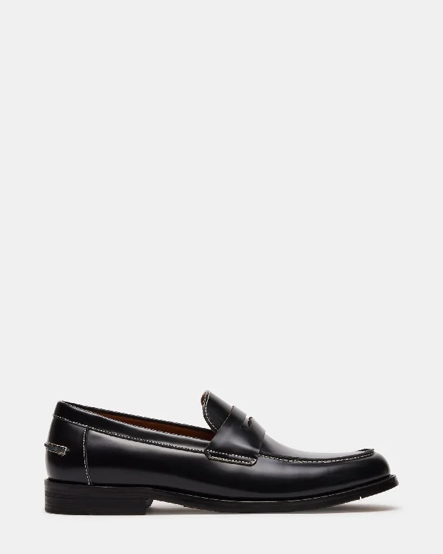 Men's Lightweight Boots NATAN BLACK LEATHER