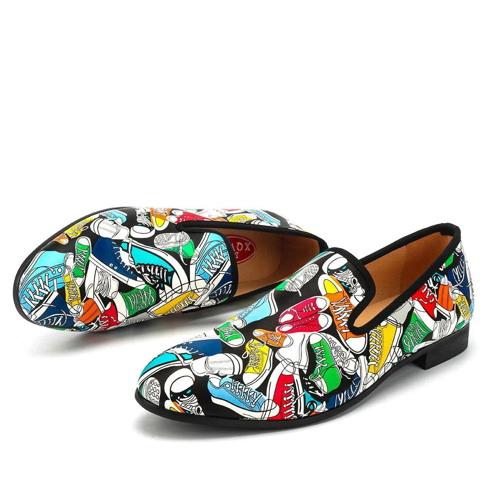 Refresh Your Shoe Collection With Amazing Deals Men's Multicolor Synthetic Leather Breathable Slip-On Partywear Loafers Refresh Your Shoe Collection With Amazing Deals Men's Multicolor Synthetic Leather Breathable Slip-On Partywear Loafers