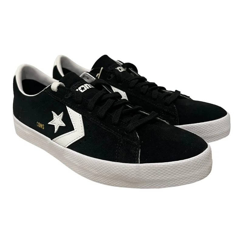 Men's Premium Shoes CONVERSE/Low-Sneakers/US 8.5/Suede/BLK/PT Vulc