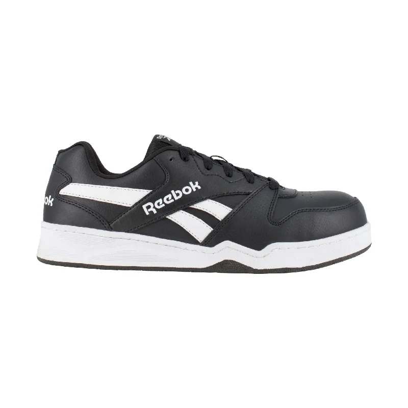 Men's Cozy Boots Reebok Work Men's Low Cut Composite Toe Work Shoes - Black/White