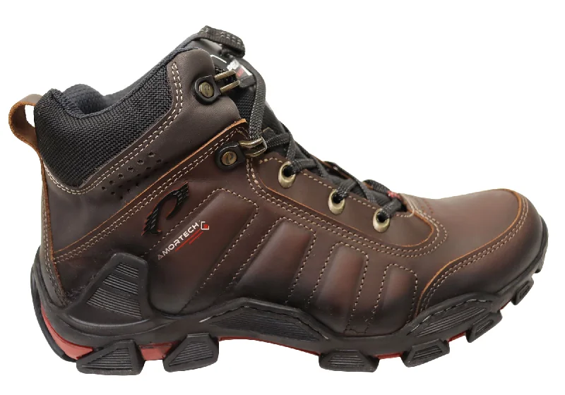 Men's Flexible Sole Boots Pegada Territory Mens Comfortable Leather Boots Made In Brazil