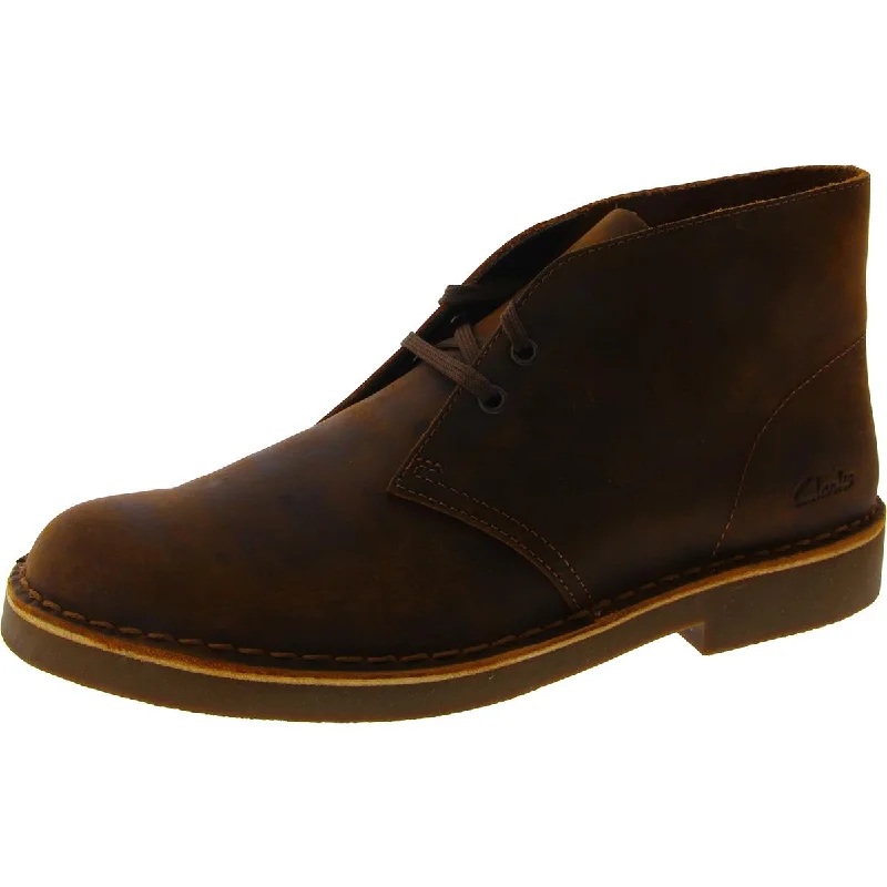 Men's Flexible Sole Shoes Clarks Mens Desert Evo Lace-Up Ankle Chukka Boots