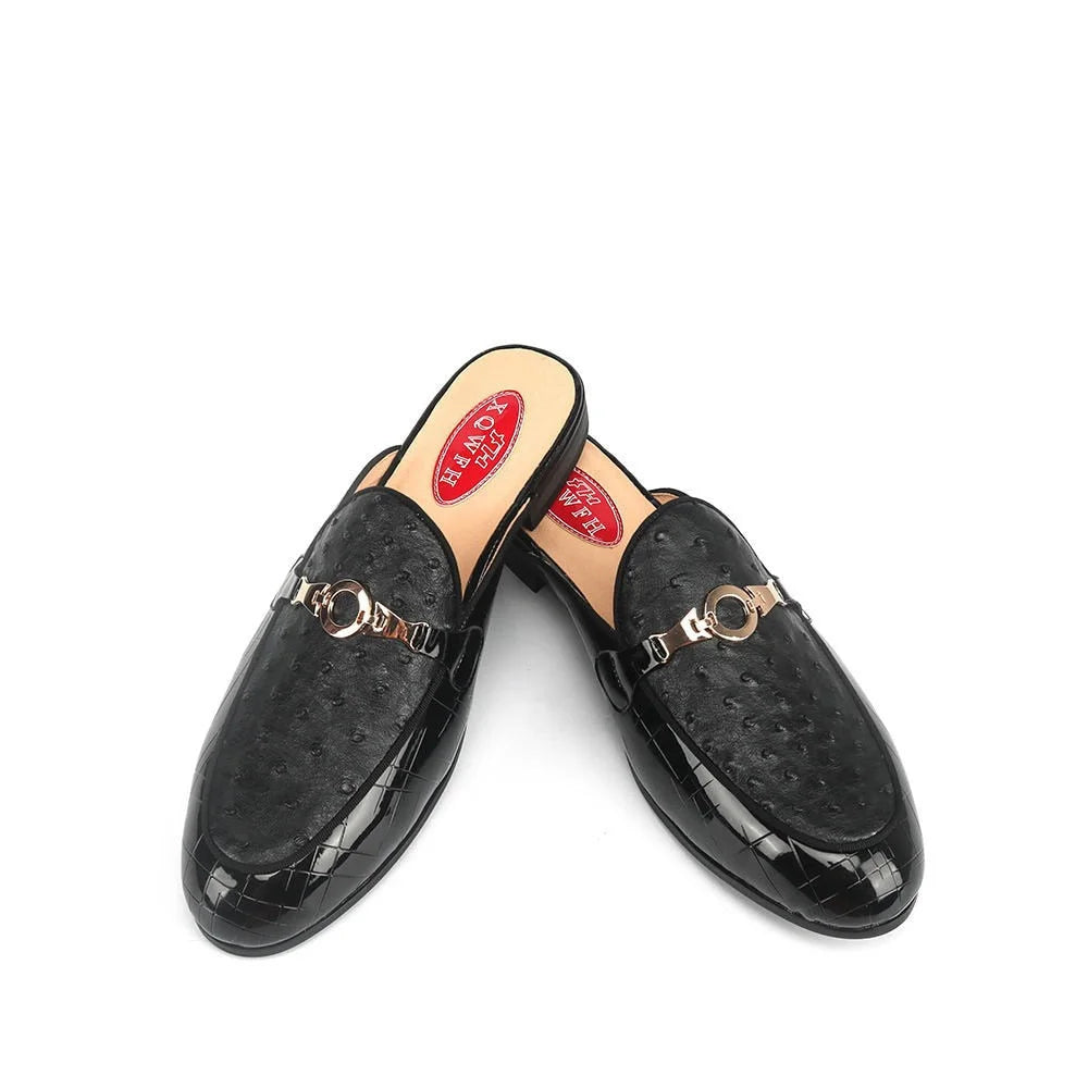 Grab Your Favorite Shoes At The Lowest Prices Men's Punk Style Summer Fashion Non-Slide Metal Decor Party Slippers Grab Your Favorite Shoes At The Lowest Prices Men's Punk Style Summer Fashion Non-Slide Metal Decor Party Slippers