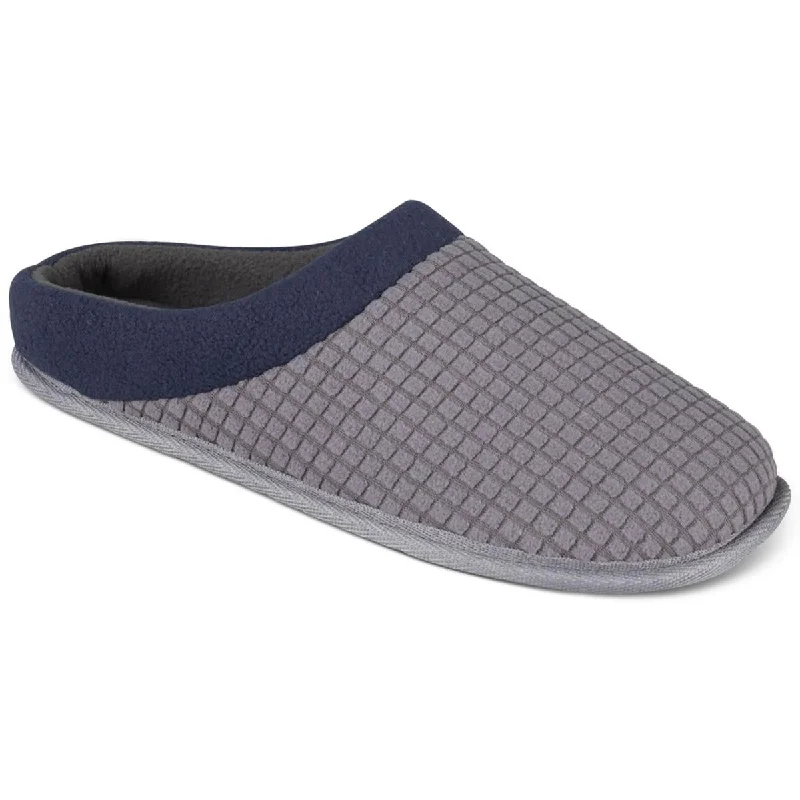 Men's Versatile Shoes Mens Waffle-Knit Slip-On Slide Slippers