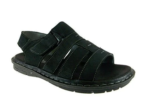 Men's Energy-Return Boots J's Awake Men's Diego-05 Open Toe Fisherman Sandals