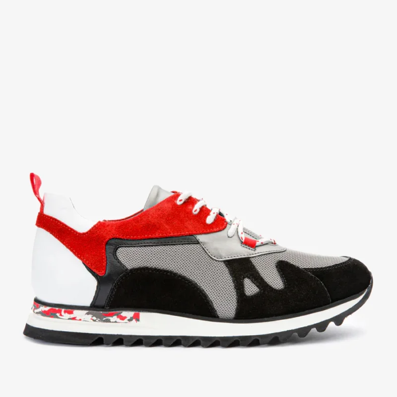 Men's Seamless Design Shoes The Tyler Black Leather Men Sneaker Final Sale!