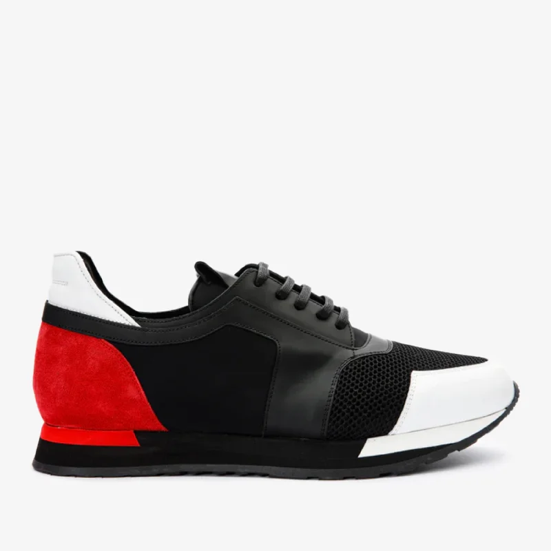 Men's Cozy Boots The Jenner Black Leather Men Sneaker Final Sale!