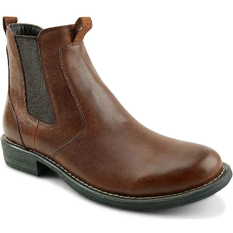 Men's Soft Shoes Eastland Mens Daily Double Chelsea Suede Pull On Chelsea Boots