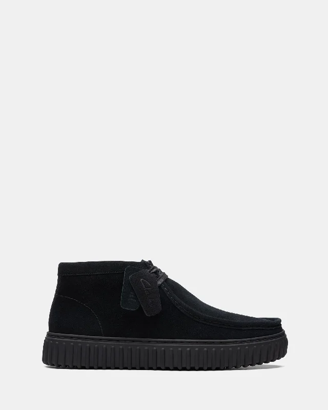 Men's Odor-Resistant Shoes Torhill Hi Black Suede