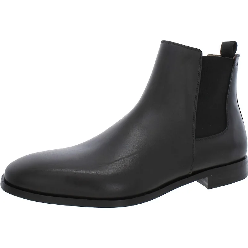 Men's Flexible Shoes Boss Mens Lisbon Leather Chelsea Boots