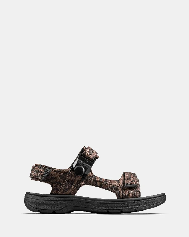 Men's Soft Shoes Cur Sandal 2 M Brown Textile