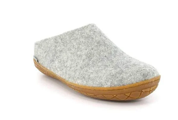 Fashion-Forward Shoes For Men Glerups Unisex Model BR Wool Slipper Rubber Sole
