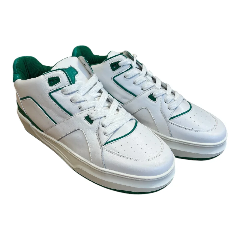 Men's Energy-Return Shoes JUST DON/Low-Sneakers/EU 45/Leather/WHT/WHT/GREEN LOW TOP SHOES Men's Energy-Return Shoes JUST DON/Low-Sneakers/EU 45/Leather/WHT/WHT/GREEN LOW TOP SHOES