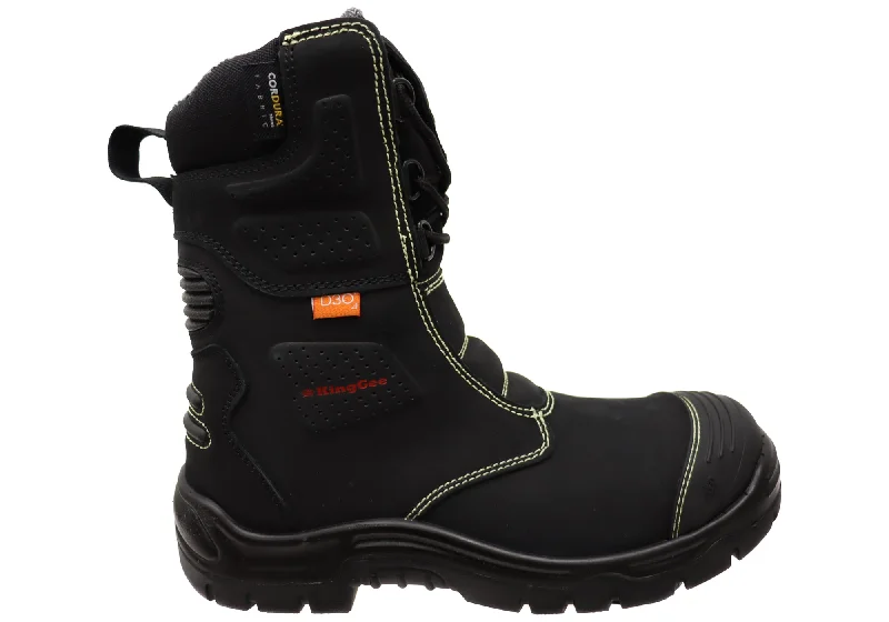 Men's Soft Boots KingGee Mens Bennu Rigger Steel Toe Safety Work Boots With Scuff Cap Men's Soft Boots KingGee Mens Bennu Rigger Steel Toe Safety Work Boots With Scuff Cap